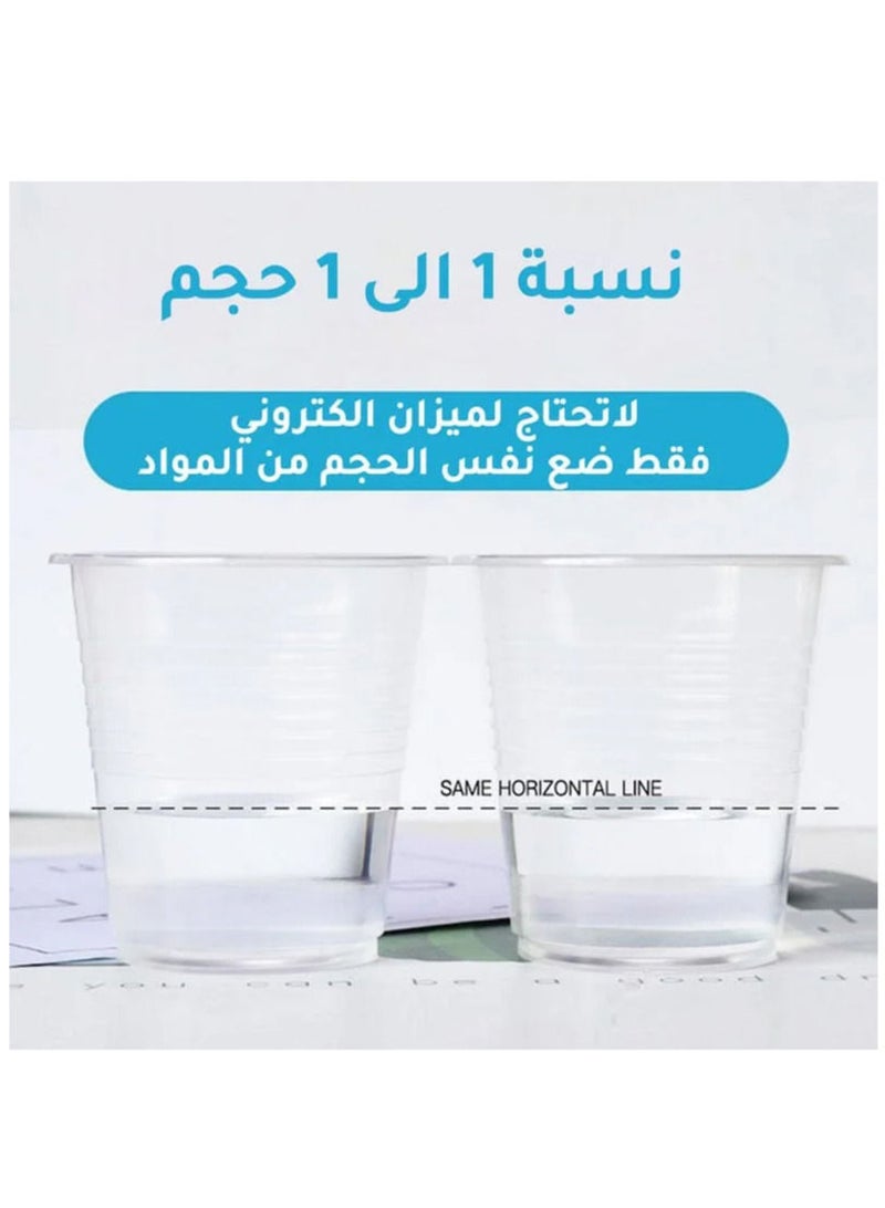 ريزن شفاف سعة 3.78 لتر نسبة حجمية 1-1  - Image 4