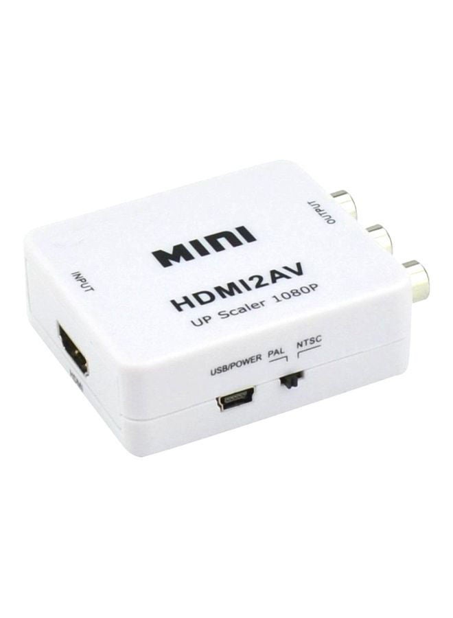 نيبمينينت محول HDMI إلى 3-RCA أبيض - Image 1