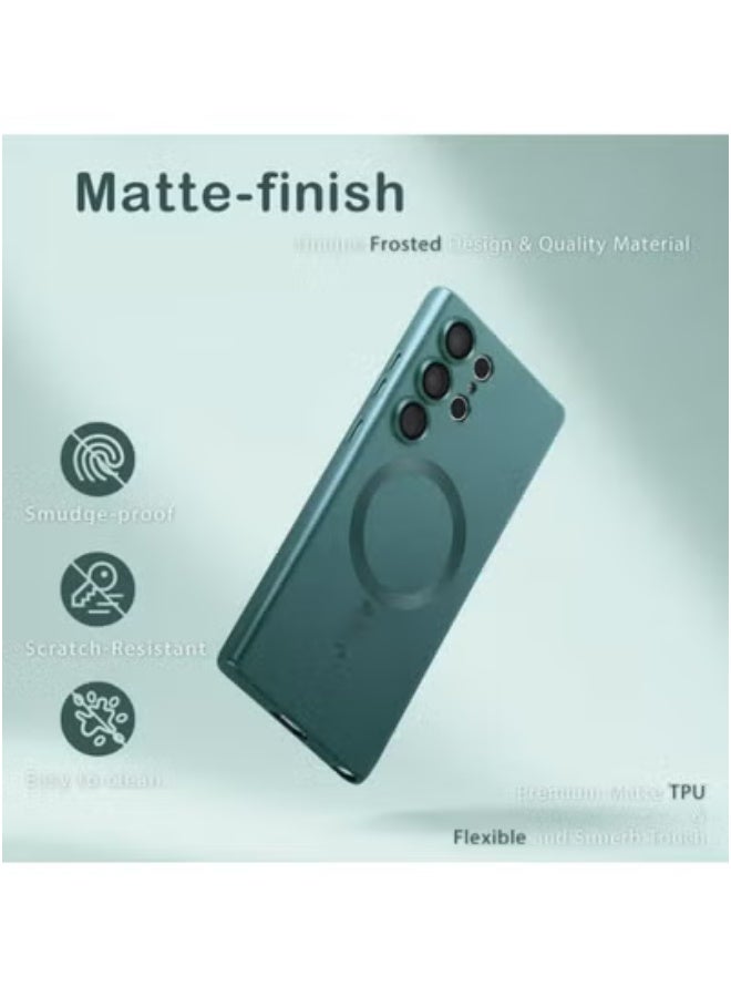 Samsung Galaxy S24 Ultra Magnetic Case Cover – Ultra-Slim Magnetic Back Case with Shockproof & Anti-Scratch Protection | Wireless Charging Compatible | Lightweight, Drop-Resistant Design with Precise Cutouts | Slim Fit Cover for Galaxy S24 Ultra 6.8-Inch - Image 5