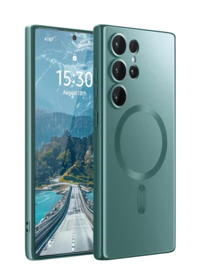 Samsung Galaxy S24 Ultra Magnetic Case Cover – Ultra-Slim Magnetic Back Case with Shockproof & Anti-Scratch Protection | Wireless Charging Compatible | Lightweight, Drop-Resistant Design with Precise Cutouts | Slim Fit Cover for Galaxy S24 Ultra 6.8-Inch - Image 1