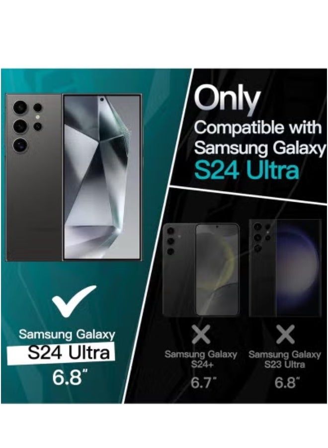 Samsung Galaxy S24 Ultra Magnetic Case Cover – Ultra-Slim Magnetic Back Case with Shockproof & Anti-Scratch Protection | Wireless Charging Compatible | Lightweight, Drop-Resistant Design with Precise Cutouts | Slim Fit Cover for Galaxy S24 Ultra 6.8-Inch - Image 4