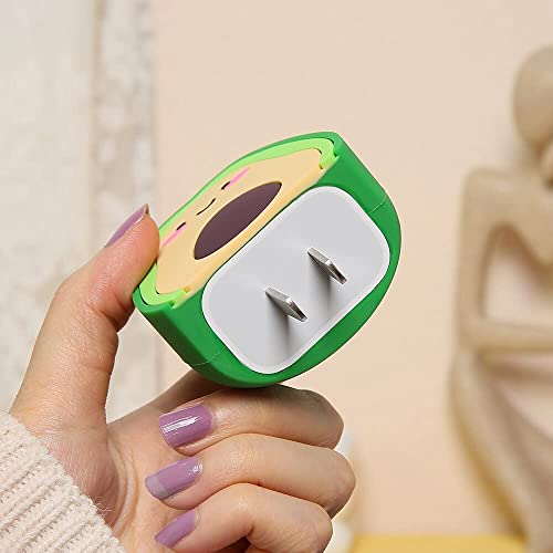 VNJ ACCESSORIES Protective Charger Case for iPhone 18W 20W iPhone 16 15 14 13 12 11 Pro Max Charging Cable Charger Protective Cover Data Cable Protective Sleeve-Avacado - Image 3