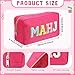 Sunnymove Empty Mahjong Bag Thickened American Mahjong Tiles Bag with Zipper Storage Pouch for Board Game Pieces Game Party Travel Gatherings Accessories 104x56 Case OnlyMahjHot Pink - Image 4