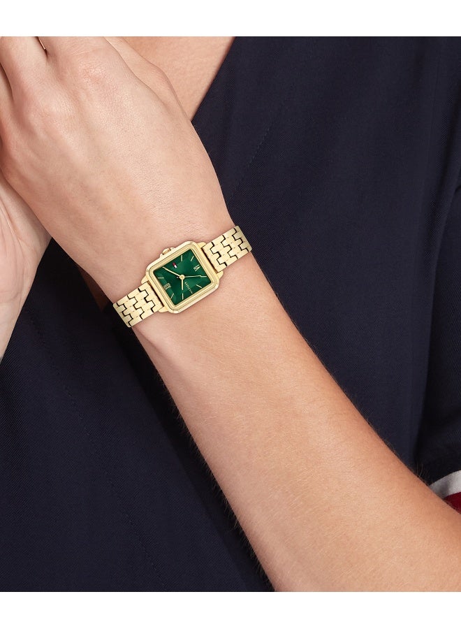 Tommy Hilfiger Women's Quartz Watch with Green Dial and Gold Stainless Steel Bracelet - 1782858 - Image 4
