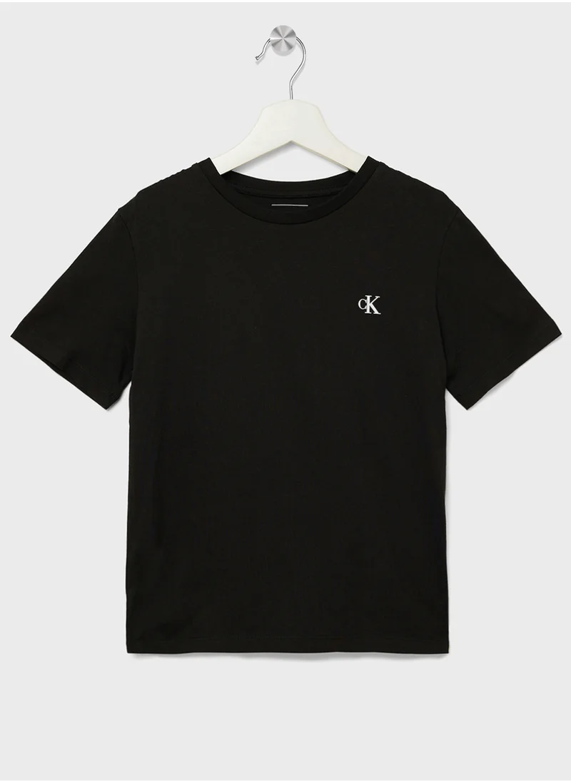 كالفن كلاين جينز Youth 2-Pack Monogram Top