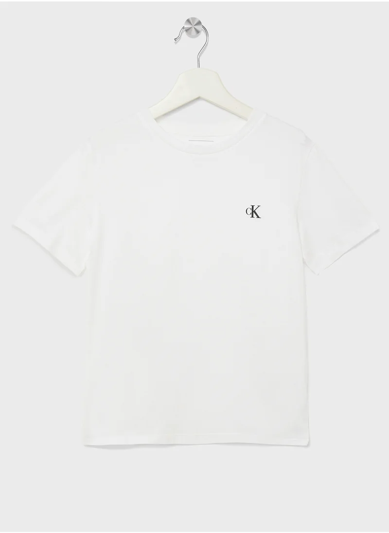 Calvin Klein Jeans Youth 2-Pack Monogram Top