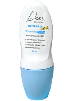 DEAR Dear Hydration Anti Perespirant Whitening Roll on With Ice Vanilla  60Ml  - Image 1