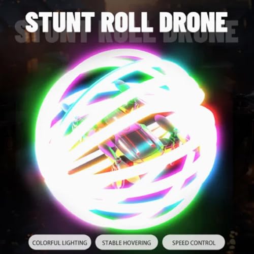 RALLEYZ Electrobotic LED 360° Flip RC Drone | Remote-Controlled Quadcopter for Kids 14+ | Smooth Flight, Bright LEDs & Fun Aerial Tricks - Image 3