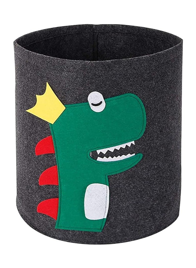 سبيس شوب باسكت تخزين بأشكال حيوانات | حقيبة تخزين سميكة مصنوعة يدويًا لملابس الأطفال - Image 1