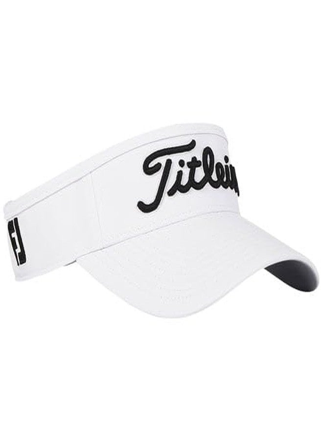 تيتليست واقي الوجه Titleist Golf Tour Performance Visor 2025 أبيض/أسود - Image 2