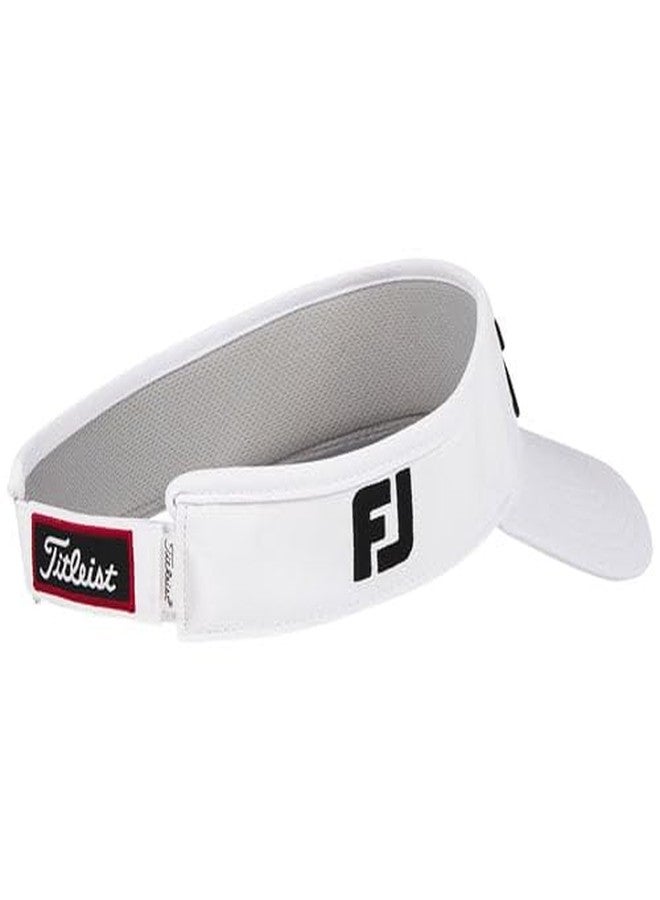 تيتليست واقي الوجه Titleist Golf Tour Performance Visor 2025 أبيض/أسود - Image 4