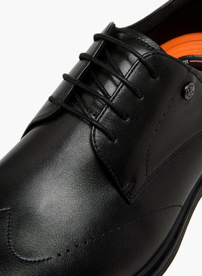 Le Confort Men Lace-Up Leather Derby Shoes - Image 4