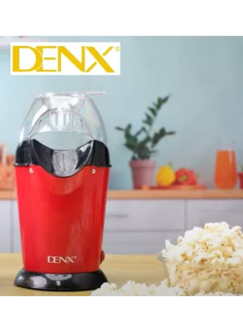 Denx Healthy 1100W hot air popcorn maker without oil DX2089 - Image 1
