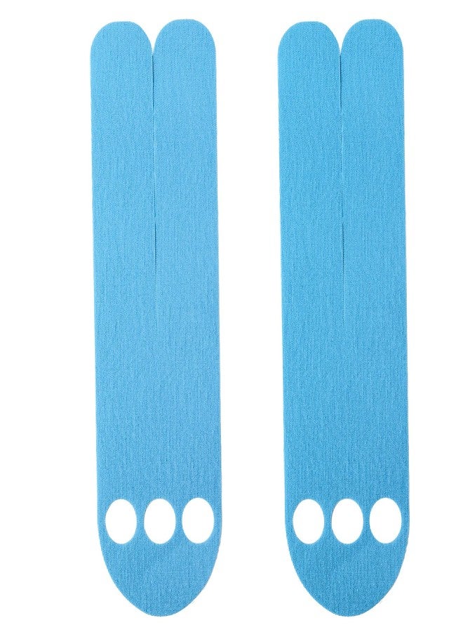 lasuroa 10pcs Pre-Cut Kinesiology Tape for Hands, Breathable Latex-Free Sports Tape Waterproof Elastic Athletic Accessories for Wrist Hand (Blue) - Image 3