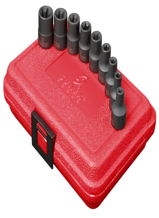 Sunex Tools - IMP SKT SET 9PC 3/8DR EXTERNAL STAR - Image 1