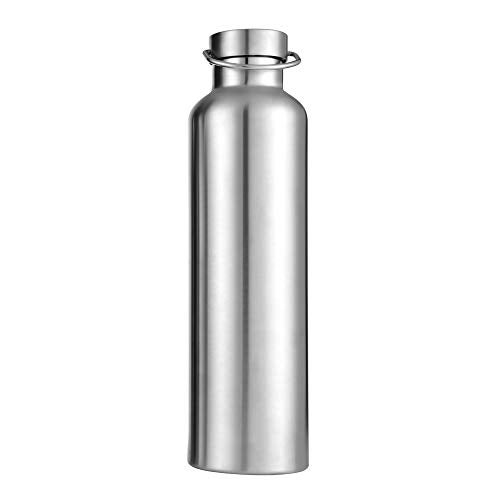 Gteller Stainless Steel Vacuum Insulated Water Bottle 34/25/20/17/12oz 18/8 for Hot and Cold Drinks, Double Walled, Leak Proof (Silver(34oz)) - Image 1