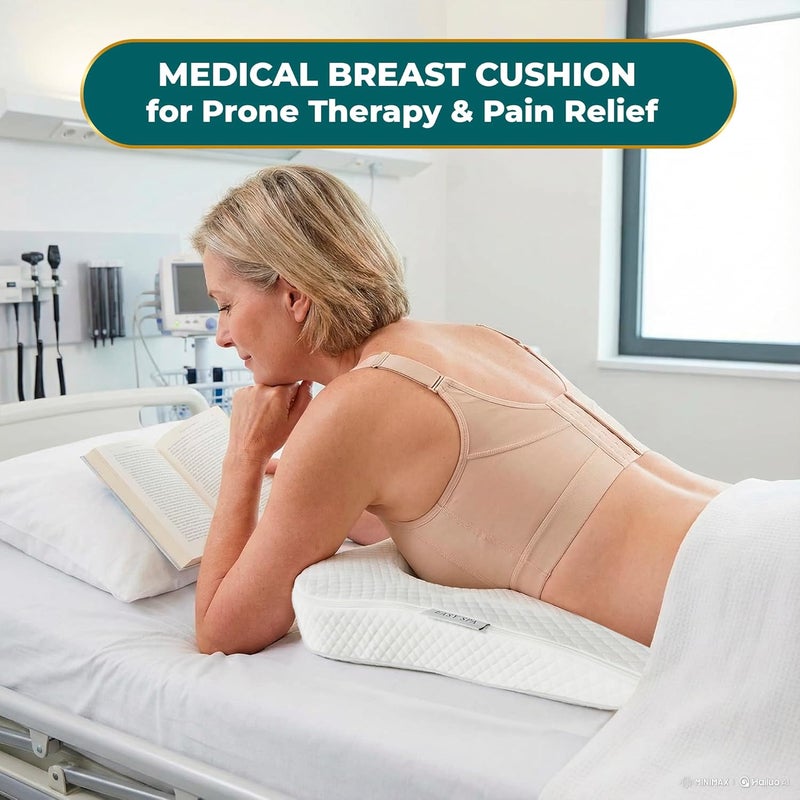Easy Spa Medical Breast Pillow for Women - Wedge Cushion for Post-Surgery Support, Prone Pillow for After Breast Surgery - Medical Breast Cushion for Prone Therapy & Pain Relief - Bust Sizes(AA-C) - Image 3