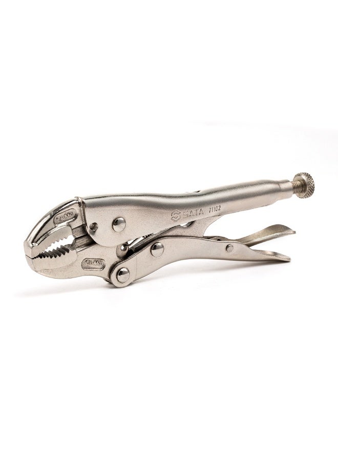 SATA GL71101 Curved Jaw Locking Pliers 5" - Image 1