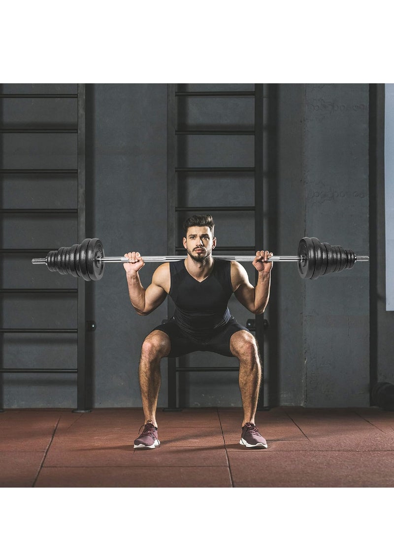 RATSAW 50KG Adjustable Cast Iron Weight Plates Dumbbells and Barbell Set for Fitness Exercises - Image 3