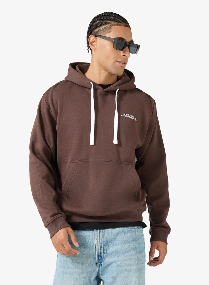 JACK & JONES Logo Pullover Hoodie