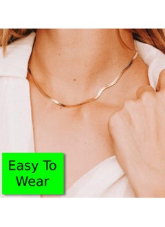 Soko Mesh 18K Divine Elegance Jewelry - Opulent Snake Chain Necklace, Radiating Timeless Elegance for Women, an Ideal Gift for Every Occasion  - Image 2