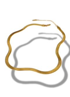 Soko Mesh 18K Divine Elegance Jewelry - Opulent Snake Chain Necklace, Radiating Timeless Elegance for Women, an Ideal Gift for Every Occasion  - Image 4