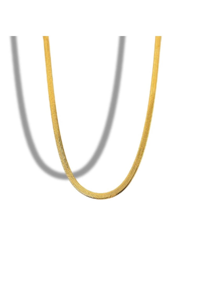 Soko Mesh 18K Divine Elegance Jewelry - Opulent Snake Chain Necklace, Radiating Timeless Elegance for Women, an Ideal Gift for Every Occasion  - Image 5