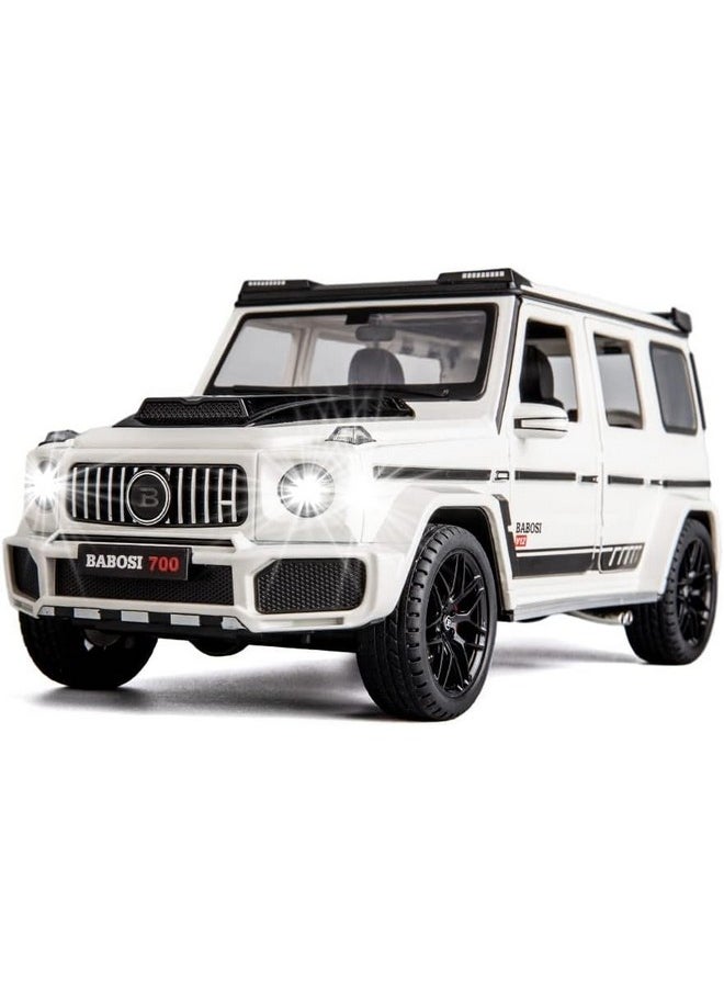 Sky Tech Sky Tech® Brabus 700 Mercedes-Benz AMG G63 Benz Model Car Gwagon 1:32 Exclusive Alloy Metal Pull Back Die-cast Car Diecast Metal Pullback Toy car with Openable Doors & Light Music【Colors as Per Stock】  - Image 1