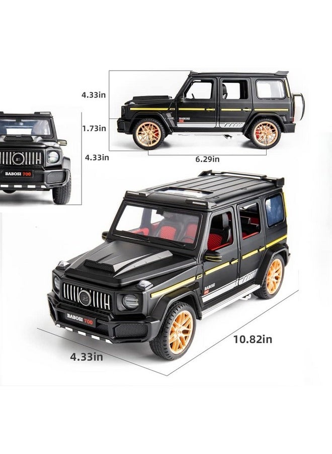Sky Tech Sky Tech® Brabus 700 Mercedes-Benz AMG G63 Benz Model Car Gwagon 1:32 Exclusive Alloy Metal Pull Back Die-cast Car Diecast Metal Pullback Toy car with Openable Doors & Light Music【Colors as Per Stock】  - Image 3