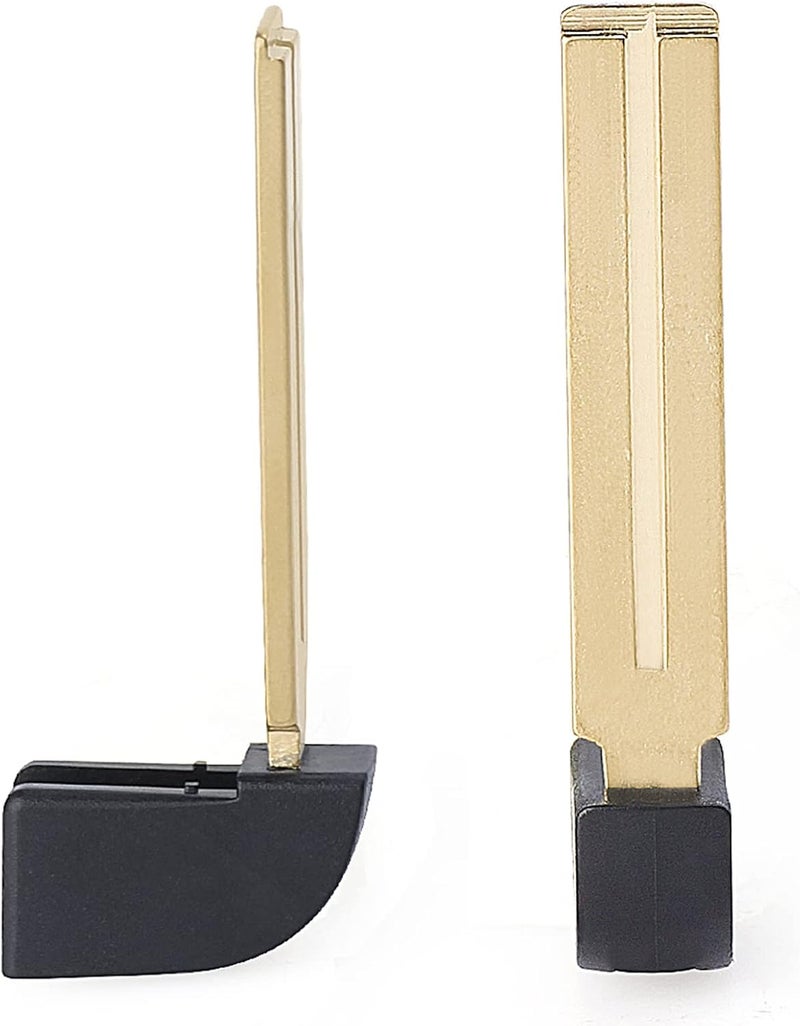 Keymall Car Ignition Emergency Insert Key Blade Replacement - 2 Pieces for Toyota Camry, C-HR, Prius, and More - Image 1
