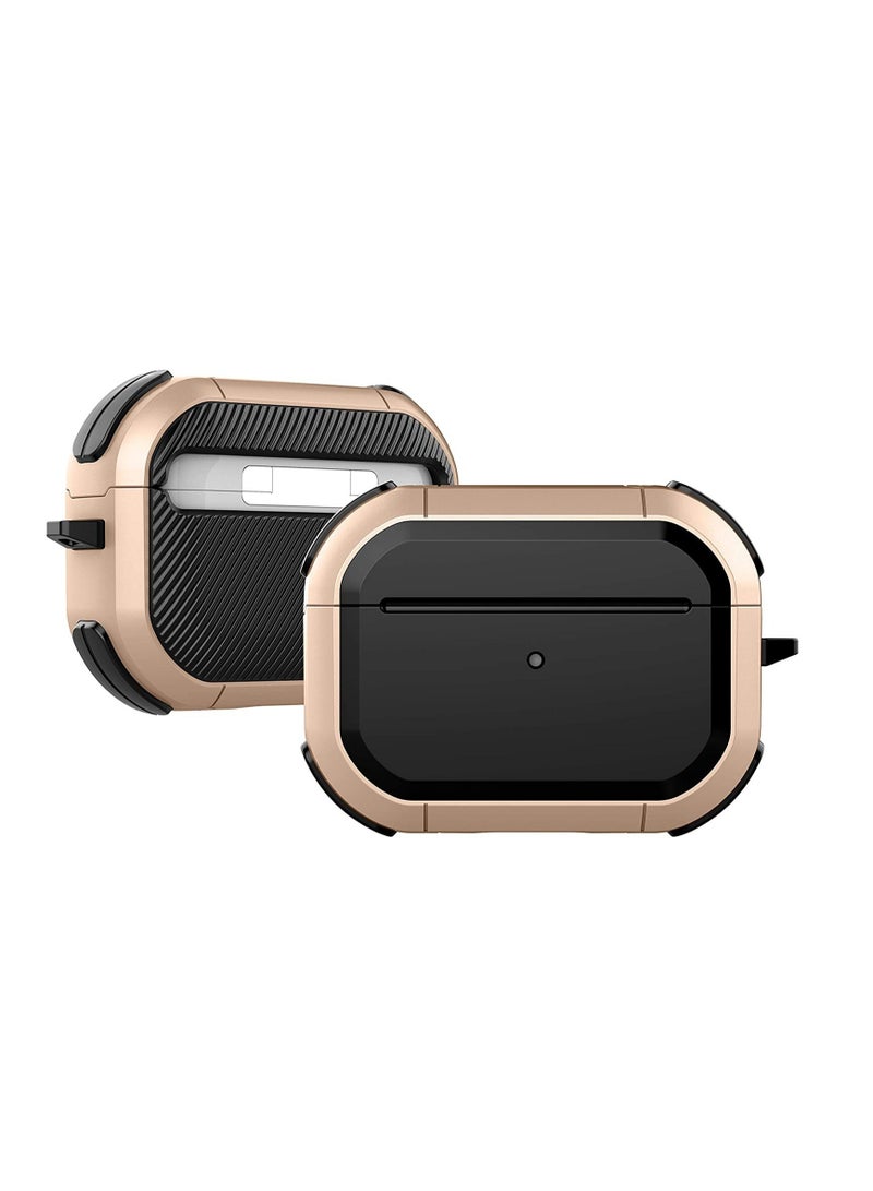 AirPods Pro Case Cover with Keychain Full Protective Shockproof Soft TPU Accessories Skin Compatible for Apple Airpods Pro Case for Women Men Girls Boys Front LED Visible - Image 1