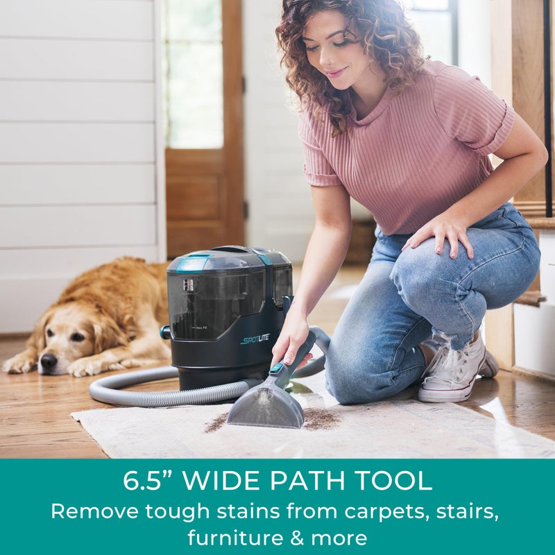 Kenmore KW2001.01 Upgrade SpotLite Portable Carpet Spot Cleaner & Pet Stain Remover, 17Kpa Powerful Suction with Versatile Tools for Upholstery, Couches, Car and Auto Detailer, Black - Image 5