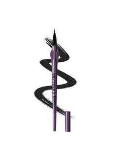 24/7 Inks Liquid Eyeliner Pen Water Resistant Smudge Proof Up To 24Hr Wear Ergonomic Grip Vegan & Cruelty Free Zero (Matte Black Brush Tip)