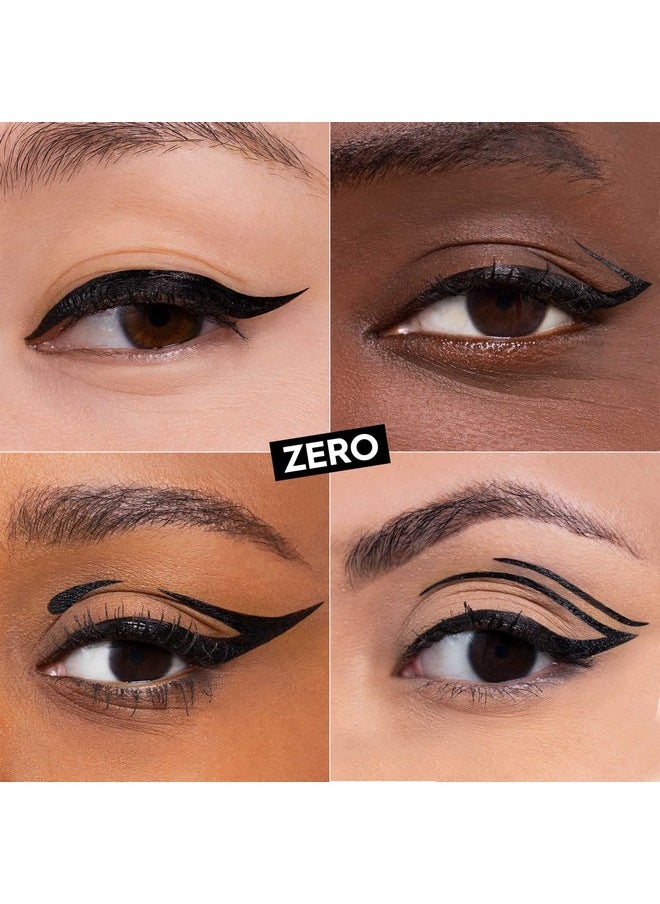 Urban Decay - 24/7 Inks Liquid Eyeliner Pen Water Resistant Smudge Proof Up To 24Hr Wear Ergonomic Grip Vegan & Cruelty Free Zero (Matte Black Brush Tip) - Image 1
