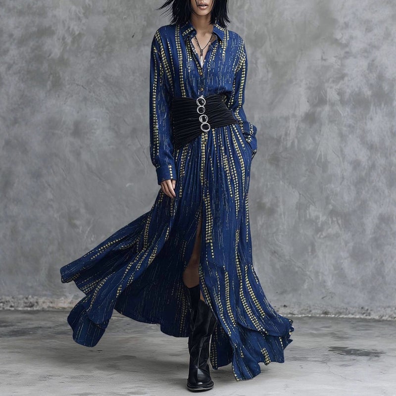 Hepburn style dress, elegant feminine daily styling - Image 2