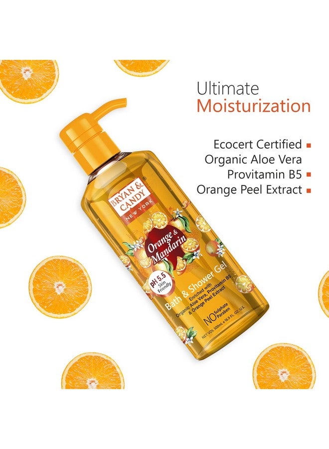 Bryan & Candy Shower Gel with Aloe Vera. Gentle, Moisturizing Body Wash for Soft, Supple Skin (Orange Shower Gel, 500ml) - Image 4