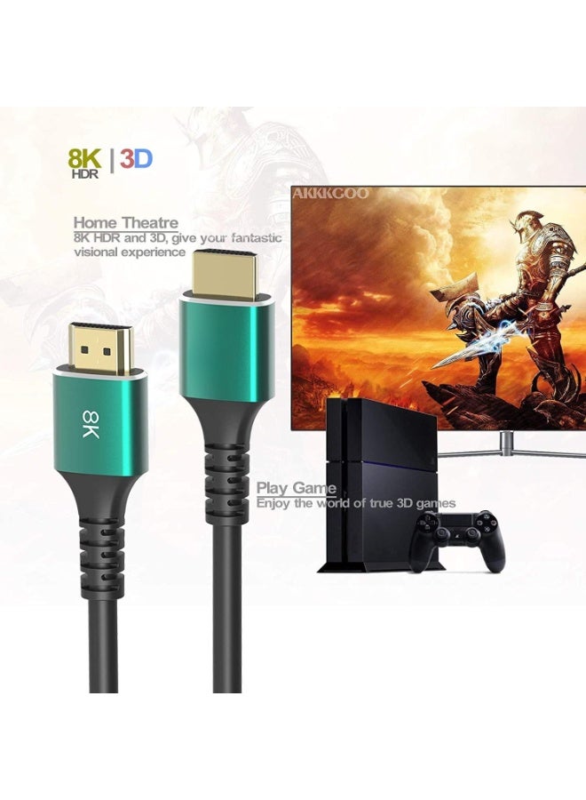 HDMI 2.1 Cable 3M – 8K High-Speed 48Gbps, 4K@120Hz, Dolby Vision & eARC Compatible - Image 2