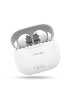 GREEN LION Panama Wireless Earbuds /4 Hours Play Time/Hands-Free Calls/Effective Distance: 12M-White  - Image 1