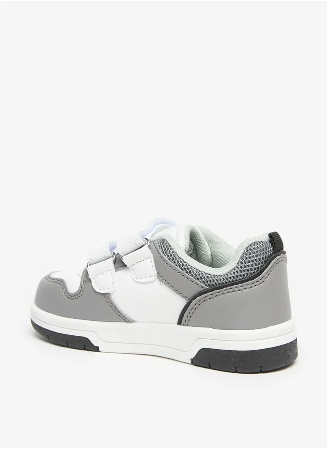 LBL by Shoexpress Boys Colourblock Sneakers With Hook And Loop Closure