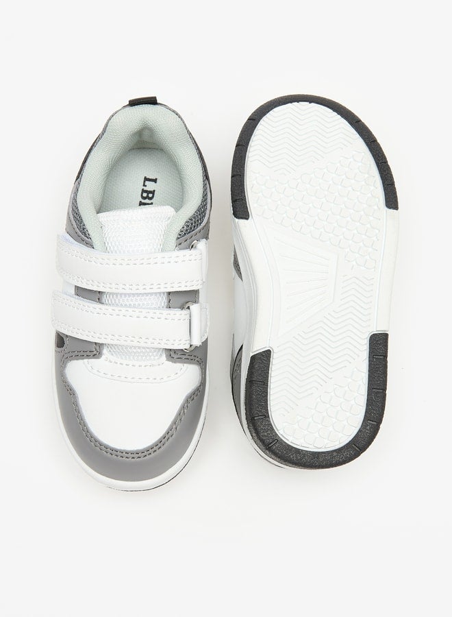 LBL by Shoexpress Boys Colourblock Sneakers With Hook And Loop Closure  - Image 4