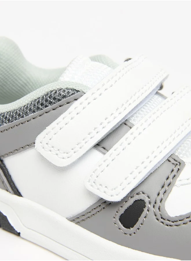 LBL by Shoexpress Boys Colourblock Sneakers With Hook And Loop Closure