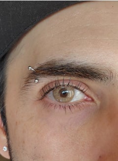 Eros Brown Yearly Colored Contact Lenses, Unisex Cosmetic Contact Lenses, Enlargement Collection, Light Brown, With Case
