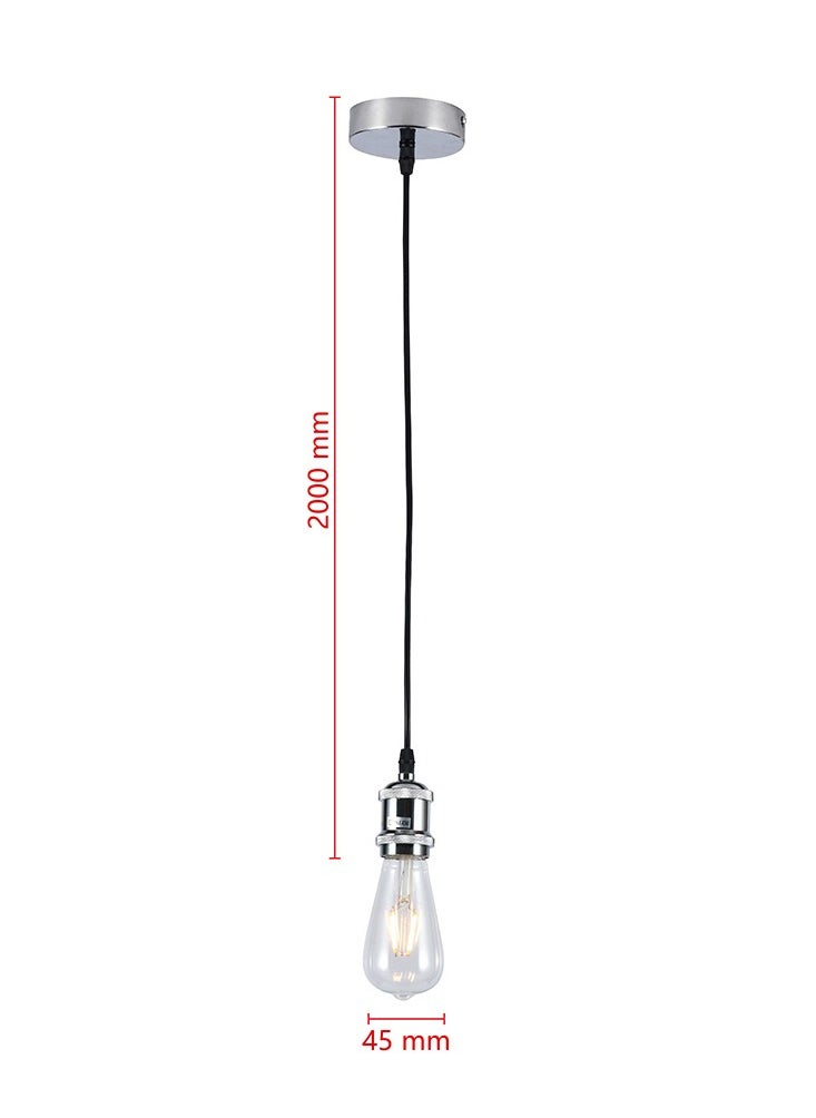 UCANDLE 3pcs Metal Pendant Light Silver and Gold  - Image 3