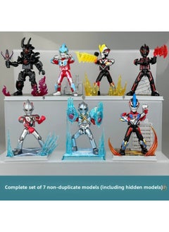 Bruco Building Blocks Ultraman Shining Edition Ninth Bomb Blind Box Aix Assembled Toys Hand-made Genuine Men-Color:Ultraman Shining Nine Elastic [full Set Of 7 Types Of Bags Hidden]