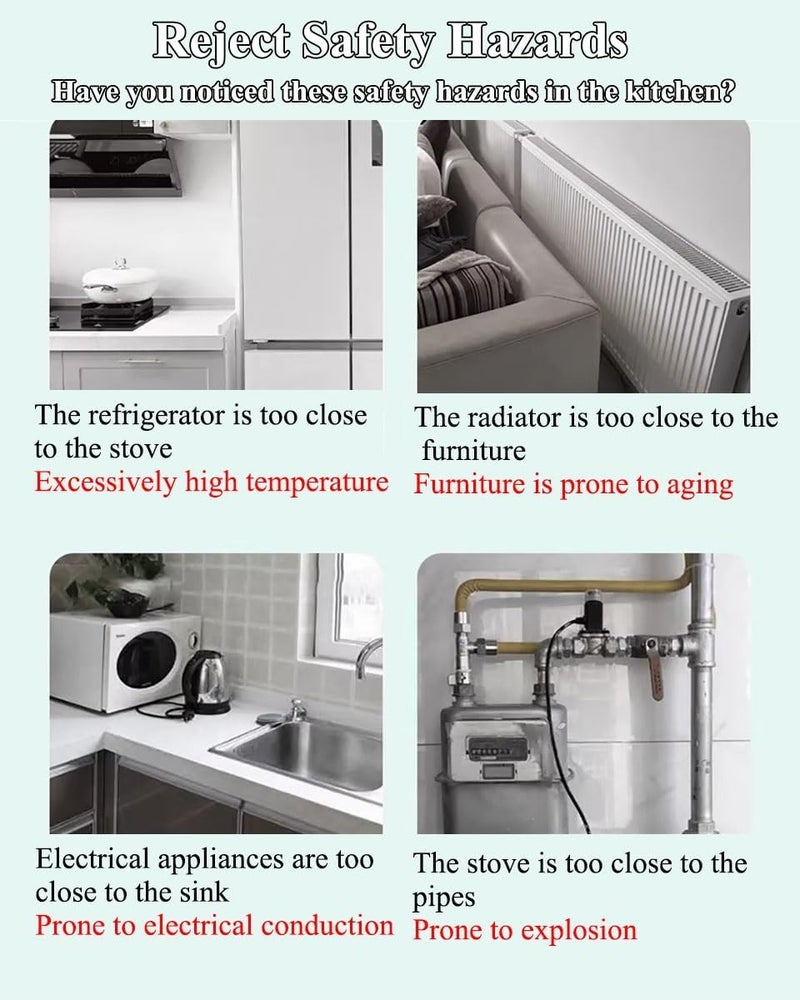 Heat Insulation Board - Magnetic Fireproof Cover & Scratch-Resistant Splatter Guard for Refrigerators, Gas Stoves, Microwaves & Countertops - Image 3