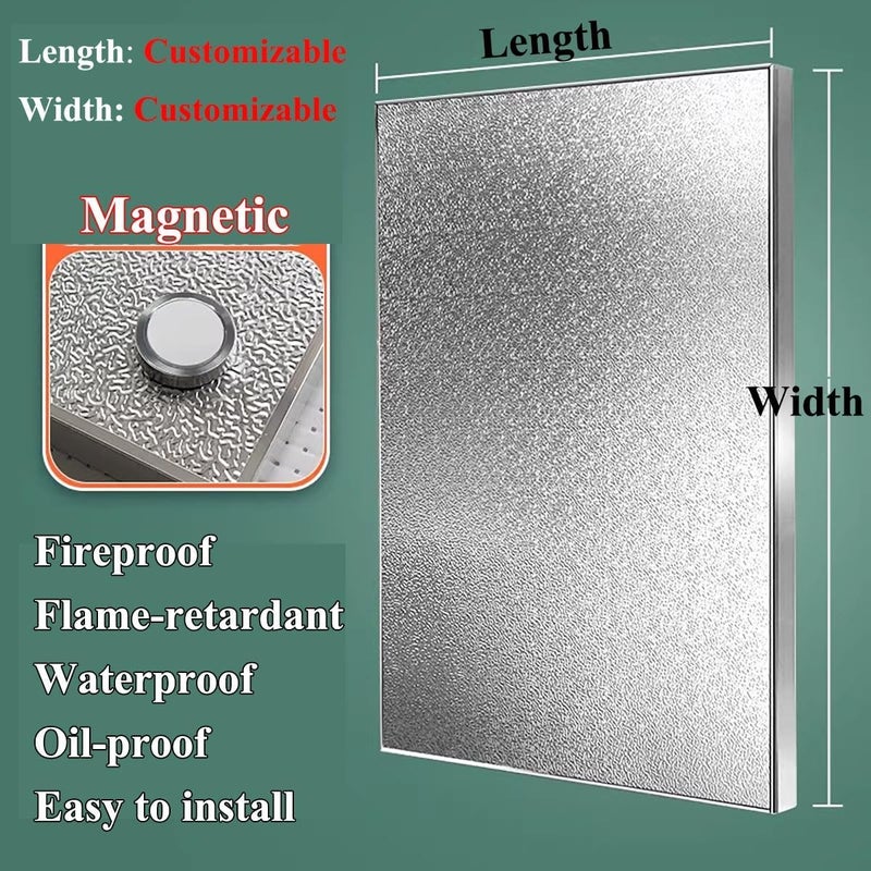 Heat Insulation Board - Magnetic Fireproof Cover & Scratch-Resistant Splatter Guard for Refrigerators, Gas Stoves, Microwaves & Countertops - Image 2