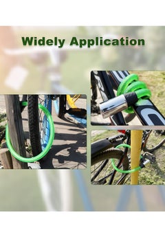 Daytoyz Bike Lock Steel Wire Metal Bicycle Safety Lock Universal Bicycle Lock Motorcycle Wire Lock Safety Cable with 2 Key  - Image 4