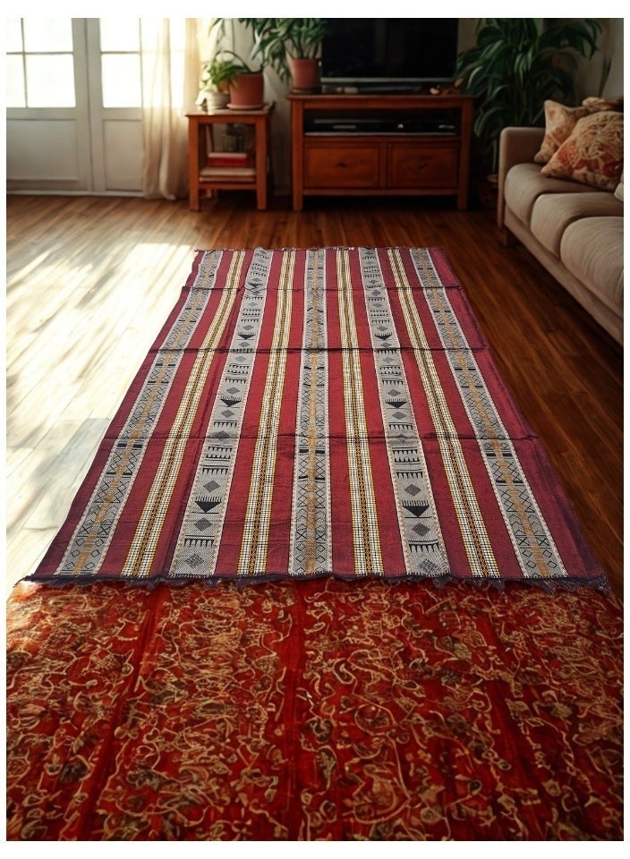 سمارت هوم حصيرة أرضية كبيرة 270x170 سم مع قاعدة من التاربولين المقاوم للماء – حصيرة خندق مقاومة للرطوبة – سجادة خارجية عملية للحدائق والتخييم والنزهات - Image 1