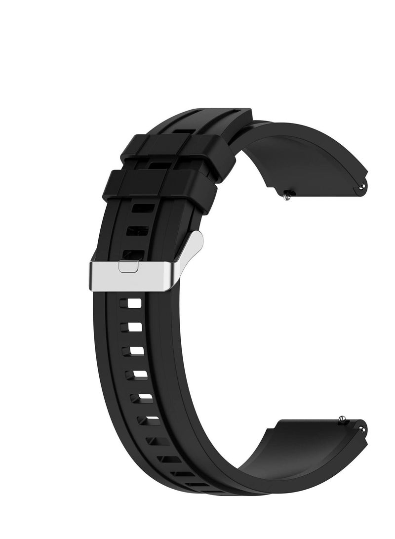 Soft Silicone Bands, breathable soft silicone strap with Huawei Watch GT3 PRO | GT3 46mm | Huawei Runner | Huawei Watch 3, for Men Women (6 Pack) - Image 5