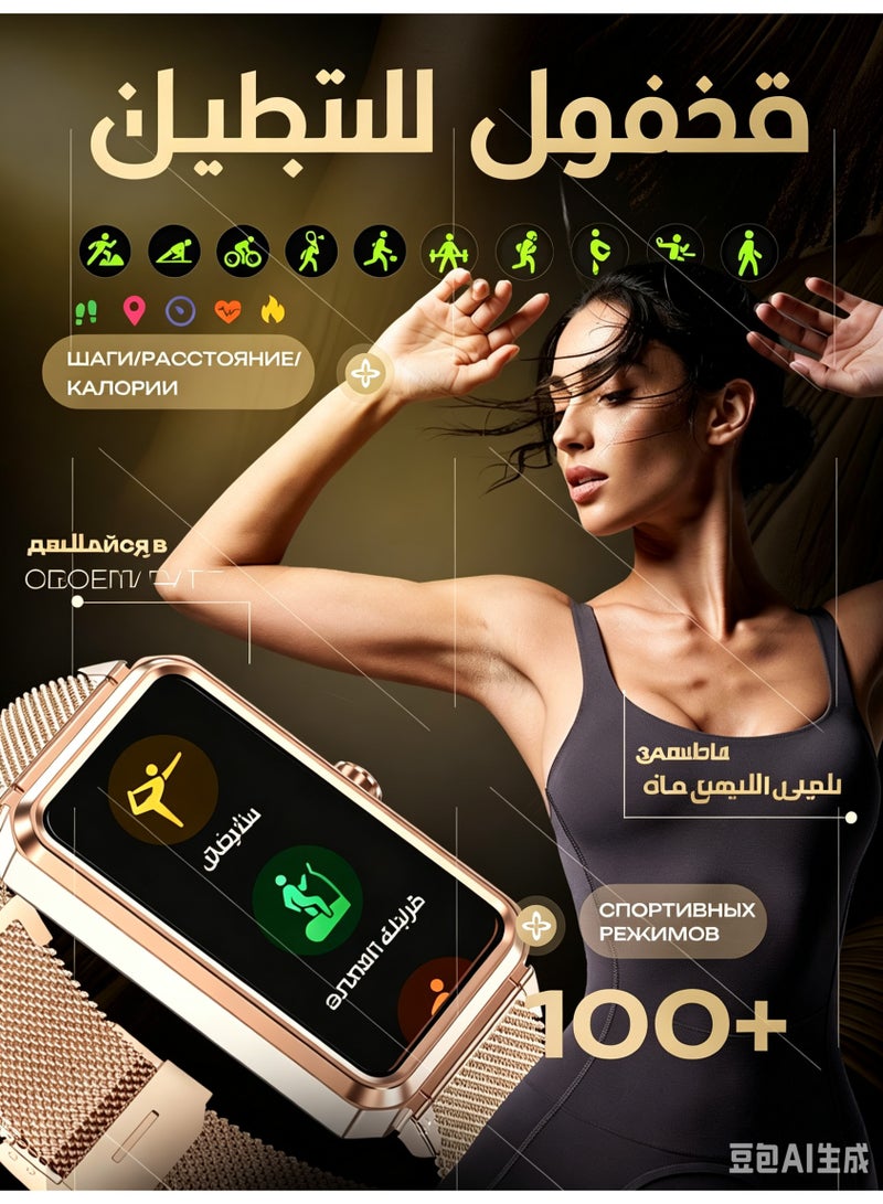 1.47" AMOLED HD Smart Watch Health Fitness Tracker with Heart Rate Blood Oxygen Monitor IP67 Waterproof for Android iOS - Image 5